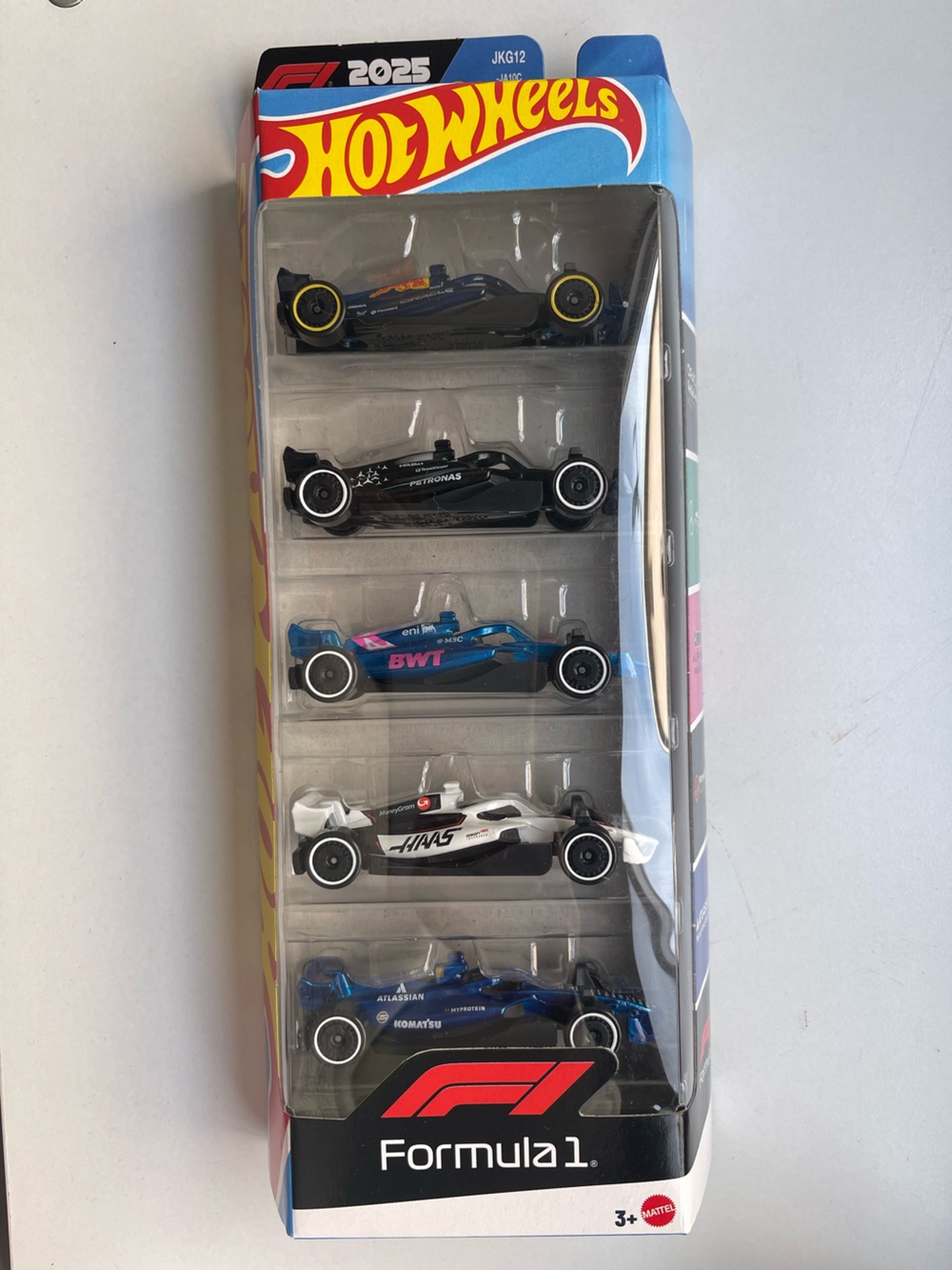 2025 Mattel Hot Wheels Formula 1 Die-Cast Car 5-Pack - Red Bull